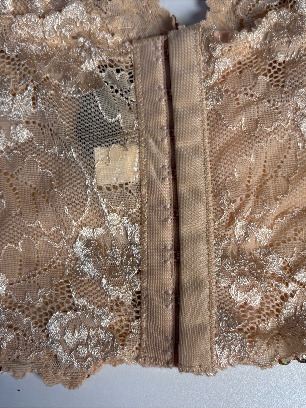 Y2K bebe Blush Lace Bralette with Sequin Detail - Picture 11 of 12